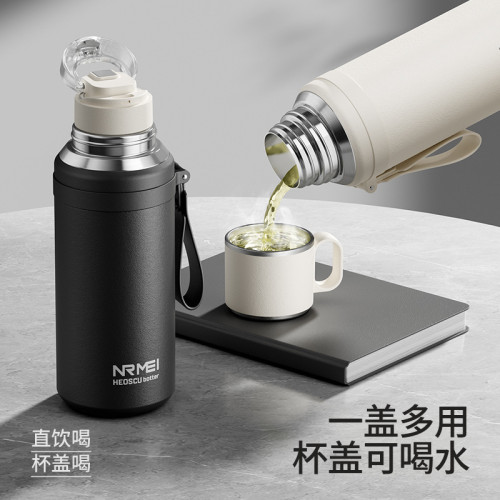磁吸保溫杯大容量316L男款2025新款茶水分離冬季燜悶泡茶水壺杯子