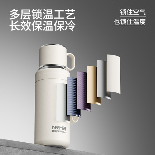 磁吸保溫杯大容量316L男款2025新款茶水分離冬季燜悶泡茶水壺杯子