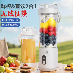 可攜式爆款榨汁杯多功能家用碎冰榨汁機戶外電動果汁杯