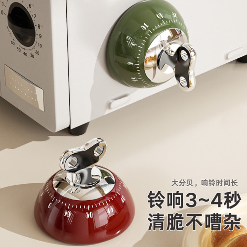 磁吸計時器廚房機械定時器做飯提醒器可視化時間管理閙鍾倒計時器