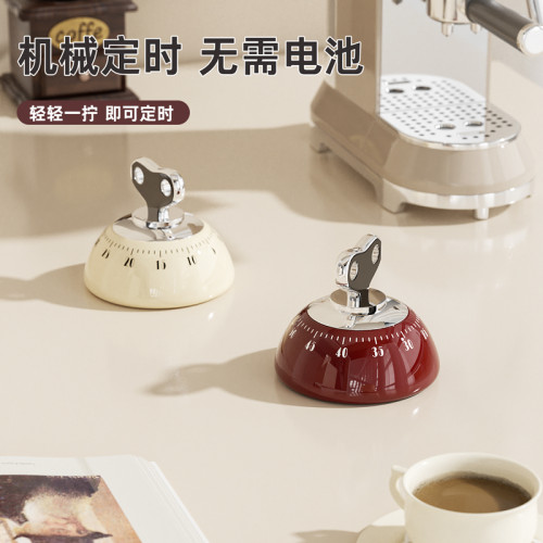 磁吸計時器廚房機械定時器做飯提醒器可視化時間管理閙鍾倒計時器