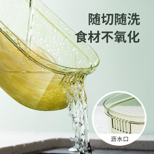 切菜神器多功能刨絲器廚房不鏽鋼擦絲器切絲器不傷手土豆絲切片機