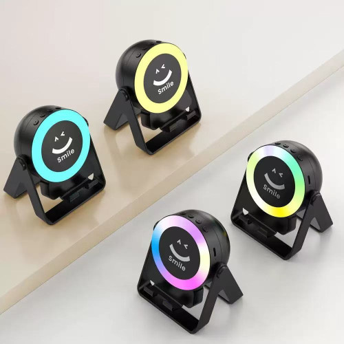 智能感應藍牙音箱低音砲戶外家用無線桌面手機支架小型迷你音響