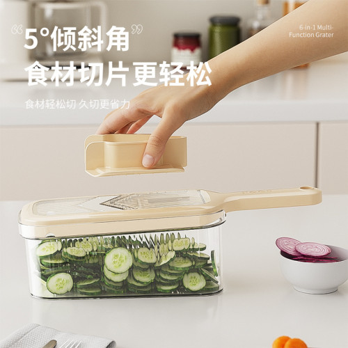 多功能切菜神器刨絲器廚房家用擦絲切絲器不傷手土豆絲檸檬切片機