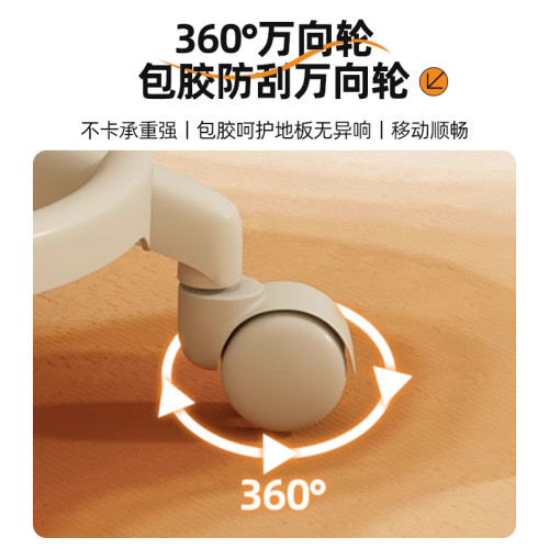 萬向輪小凳子家用帶娃神器懶人滑輪矮凳可移動換鞋圓凳兒童學步椅
