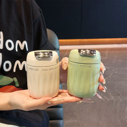 迷你咖啡杯可攜式316不鏽鋼保溫杯高顔值女神燜銀耳可攜式口袋杯