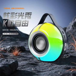 新款藍牙音箱低音砲戶外車用大功率家用高顔值氛圍燈桌面迷你音響