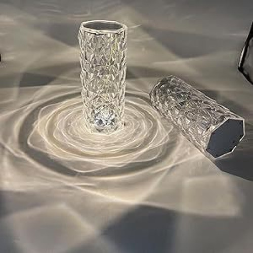 款水晶星星觸控氛圍燈充電床頭LED台燈 水晶燈 小夜燈浪漫餐