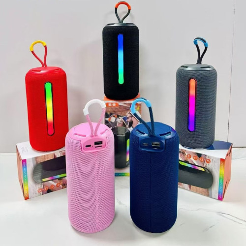 新款藍牙音箱高音質重低音砲迷你小型戶外可攜式家用氛圍感桌面音響