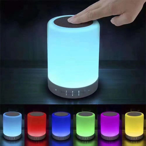 適用拍拍燈藍牙音箱 觸控變色情感氛圍燈音響 小夜燈音箱