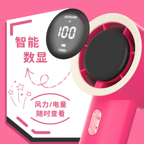 正版授權迪土尼高速199檔手持小風扇usb充電迷你可攜式渦輪無葉