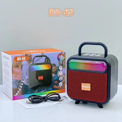 2025新款無線藍牙音箱 桌面迷你藍牙音響 氛圍燈低音砲藍牙小音響