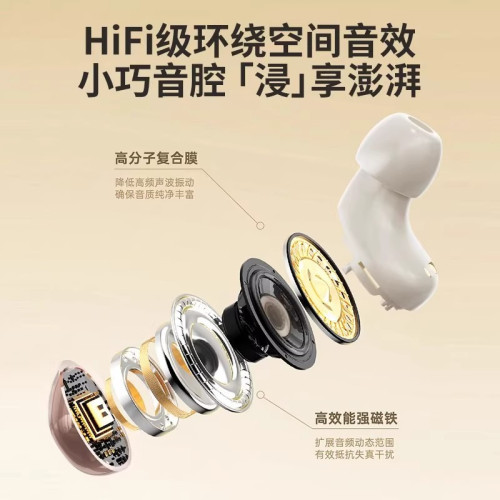 m08新款無線藍牙睡眠耳機超迷你長續航睡覺不硌耳朵物理降噪超舒