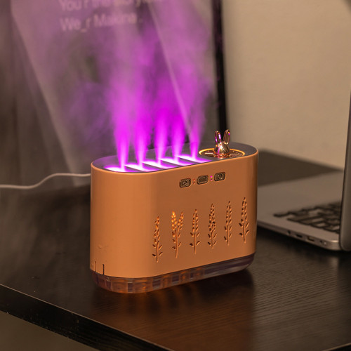 2025新款拾音七彩動感香薰機加溼器高顔值靜音家用臥室內桌面迷你