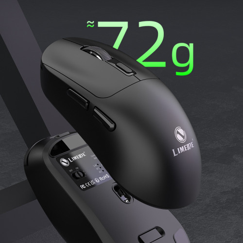 力鎂Q8藍牙無線滑鼠雙模充電款2.4G筆記型電腦辦公電競遊戯