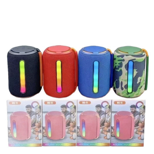 BS11新款藍牙音箱戶外插卡可攜式小型迷你家用高音質桌面低音砲音響