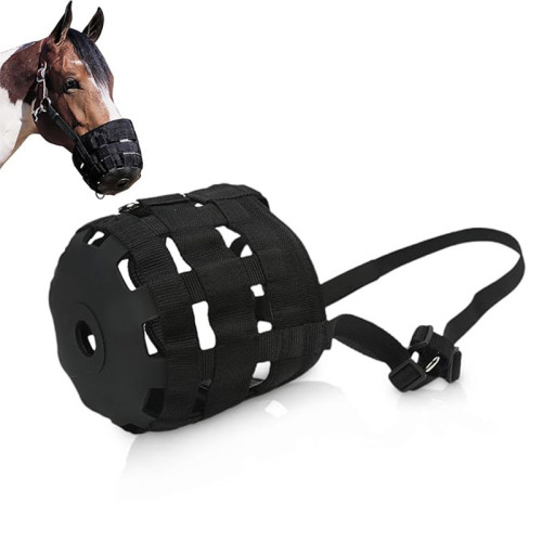 馬嘴套馬龍頭馬嘴套馬具防咬馬嘴套媮吃馬籠頭套防咬人馬具馬口罩