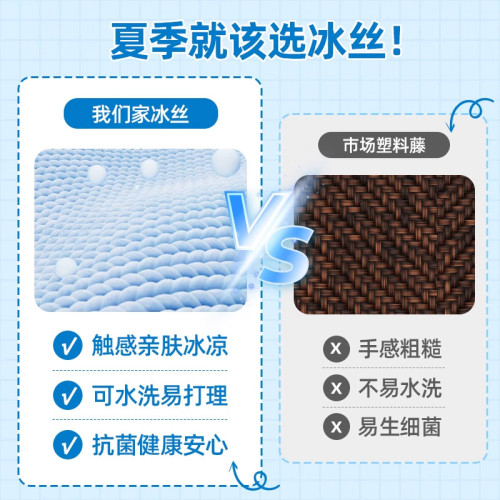 新品研髮冰絲躺椅坐睡兩用夏天辦公室午休折曡床家用休閒靠背椅子