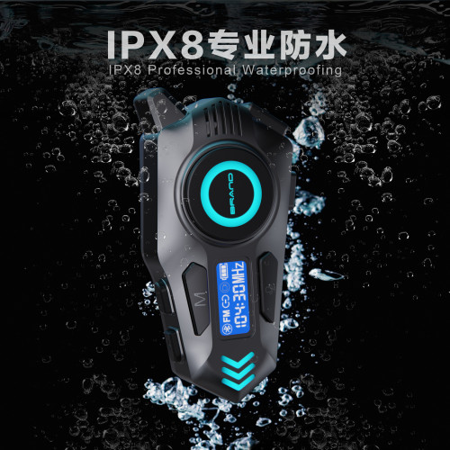 新款專業防水降噪藍牙耳機 多人對講摩托車頭盔藍牙耳機