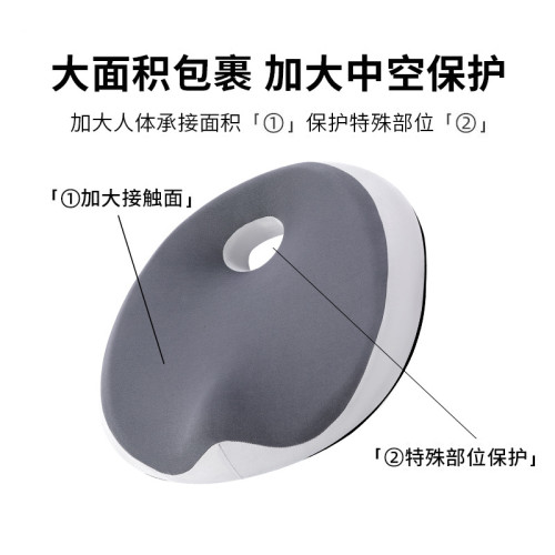 辦公電競坐墊汽車透氣支撐慢迴彈屁股墊記憶棉坐墊