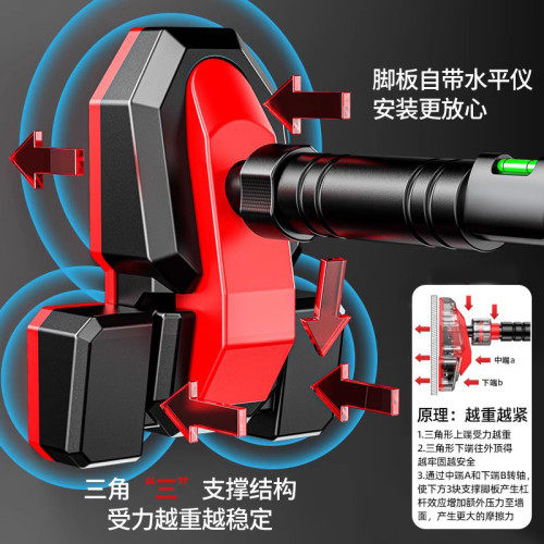 致佳新款三腳板門上單杠家用室內兒童/成人免打孔牆體引體向上器