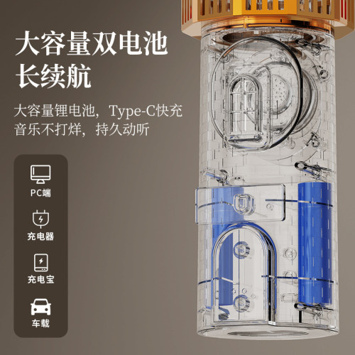 投影燈臥室床頭情侶創意小夜燈亮光藍牙音響氛圍生日禮物燈塔