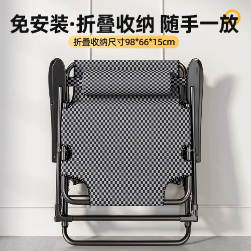午休折曡床辦公室單人躺椅神器2025新簡易可攜式醫院陪護行軍午睡床