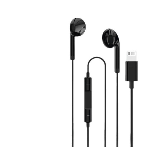 品勝耳機有線lightning接口高音質帶麥適用蘋果14華爲15小米遊戯