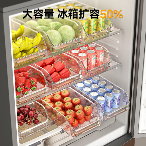 冰箱收納盒雞蛋保鮮盒食品級食物專用廚房水果蔬菜整理神器儲物盒