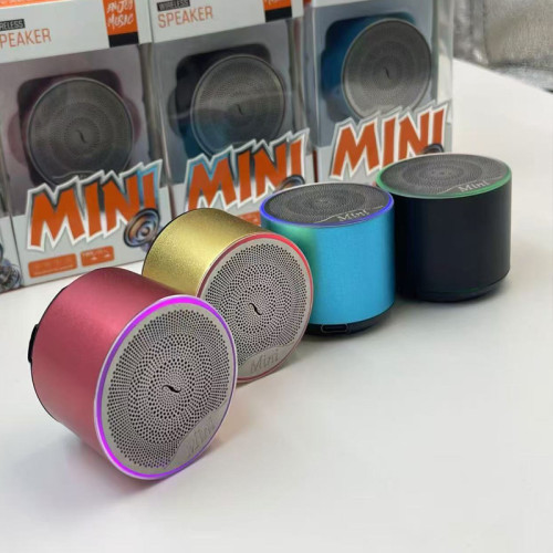 金屬藍牙音箱小鋼砲迷你小型低音砲家用大音量戶外可攜式插卡音響