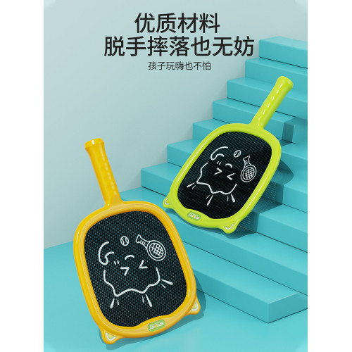 親子互動羽毛球拍戶外平衡手眼訓練運動網球拍寶寶益智放松玩具