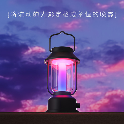 復古馬燈床頭燈書房台燈輕奢手提燈臥室氛圍小夜燈鐵藝露營燈