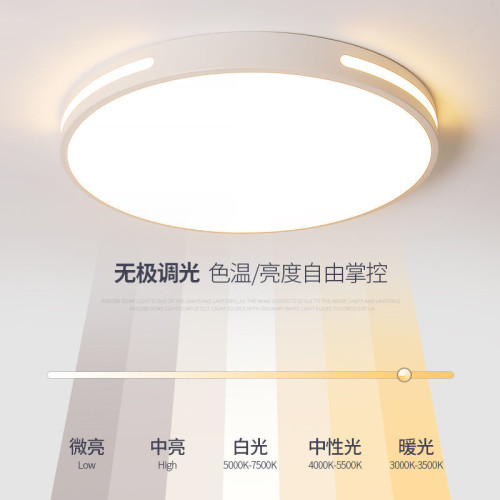 全光譜led吸頂燈護眼客廳燈超薄吸頂燈客廳燈大廳主燈簡約臥室燈