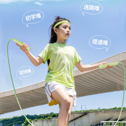 致佳中考兒童競速跳繩健身運動初中小學生雙軸承跳繩體育器材用品