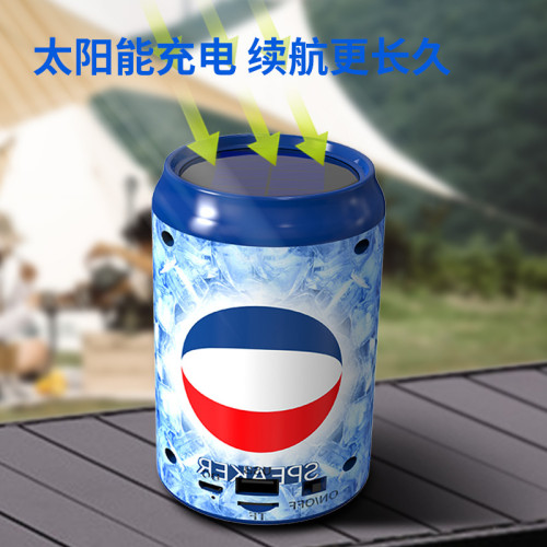 創意藍牙小音箱便捷式無線bluetooth speaker太陽能迷你音響