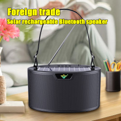 可攜式音響藍牙音箱高級電子産品speake太陽能收音機帶藍牙音