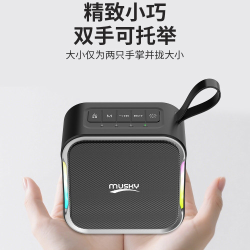 DY53藍牙音響戶外廣場舞家用K歌無線話筒可攜式手提音箱一體musky
