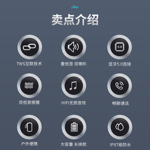 AWEI用維藍牙音箱IPX7防水編織外觀戶外可攜式重低音無線音響立體聲