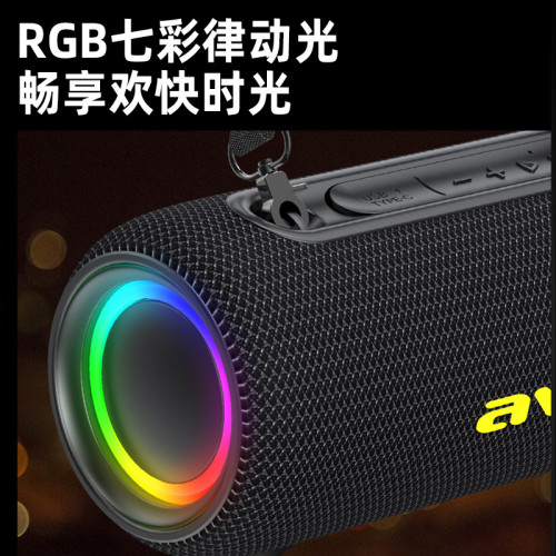 用維可攜式戶外藍牙音箱IPX5防水環繞立體聲免提通話TWS藍牙音響