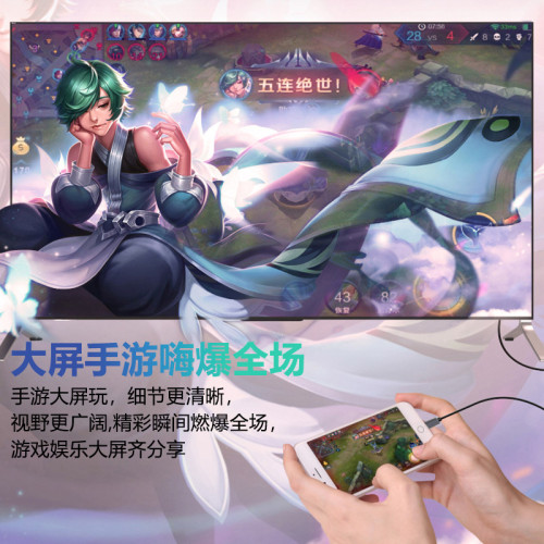 type c轉hdmi手機電腦電視機同屏轉換連接線顯示器投影儀高清投影