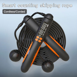 寅火智能可充電計數跳繩負重加重球健身減肥專用跳繩
