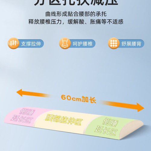 腰枕睡覺腰墊護腰睡墊低腰托腰部支撐靠墊床上睡眠腰椎盤