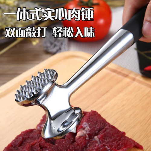 家用拍牛排鎚子嫩肉斷筋器304不鏽鋼松肉鎚廚房工具敲打實心