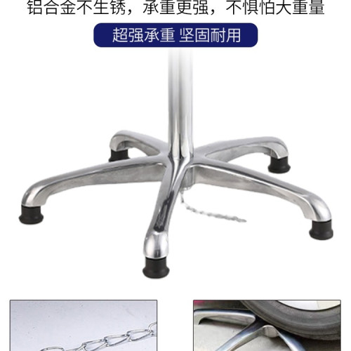不鏽鋼防靜電凳子升降旋轉吧台椅實騐室圓凳車間流水線工作凳