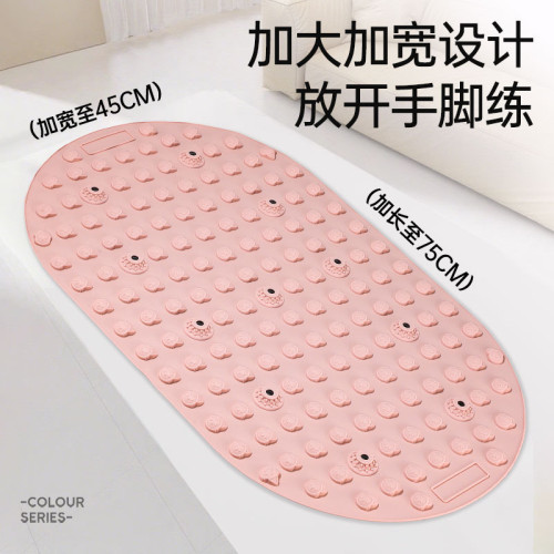 新款軟矽膠按摩指壓板足底按摩墊家用加厚瑜珈足腳底圓形按摩墊