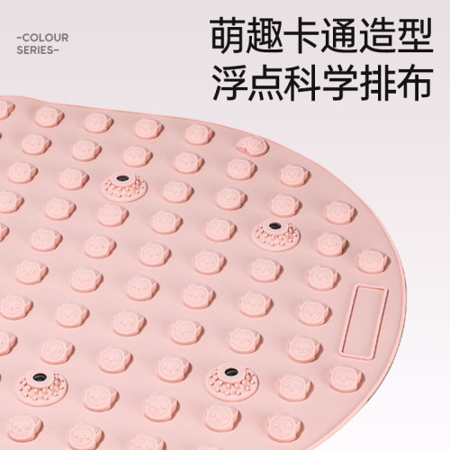 新款軟矽膠按摩指壓板足底按摩墊家用加厚瑜珈足腳底圓形按摩墊