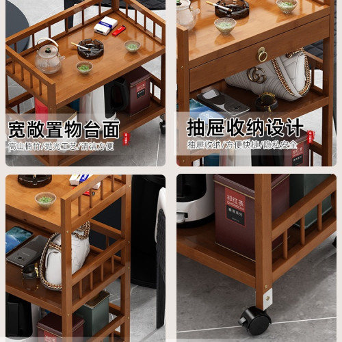 沙發邊幾側邊櫃辦公室茶水櫃小戶型客廳茶桌置物架家用茶幾小桌子