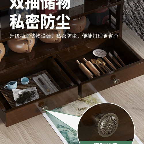 茶杯架子茶具茶器收納架茶桌紫砂壺擺放架桌面上博古架小型置物架