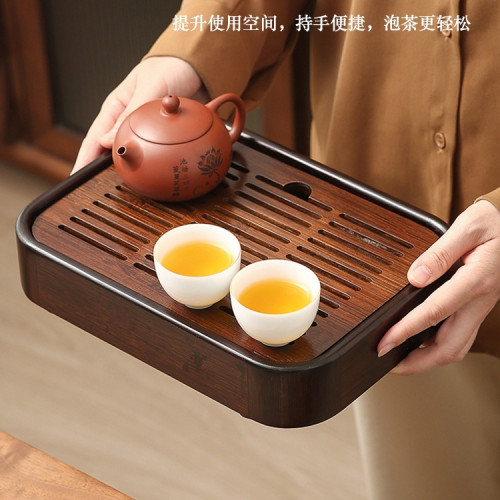 茶盤2025新款家用小型乾泡儲水茶具茶海辦公室用茶台茶托盤