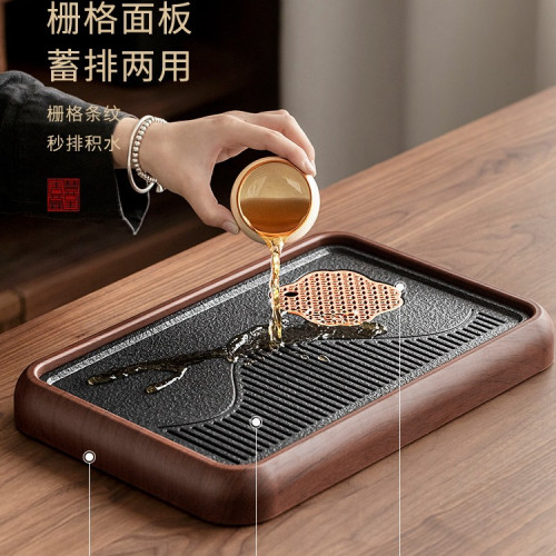 水墨年輕人汝窰茶具套裝家用輕奢陶瓷泡茶壺茶杯茶盤2025新款